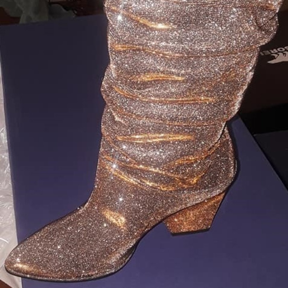 NEW Stuart Weitzman "Smashing" sparkle boot - Picture 7 of 8